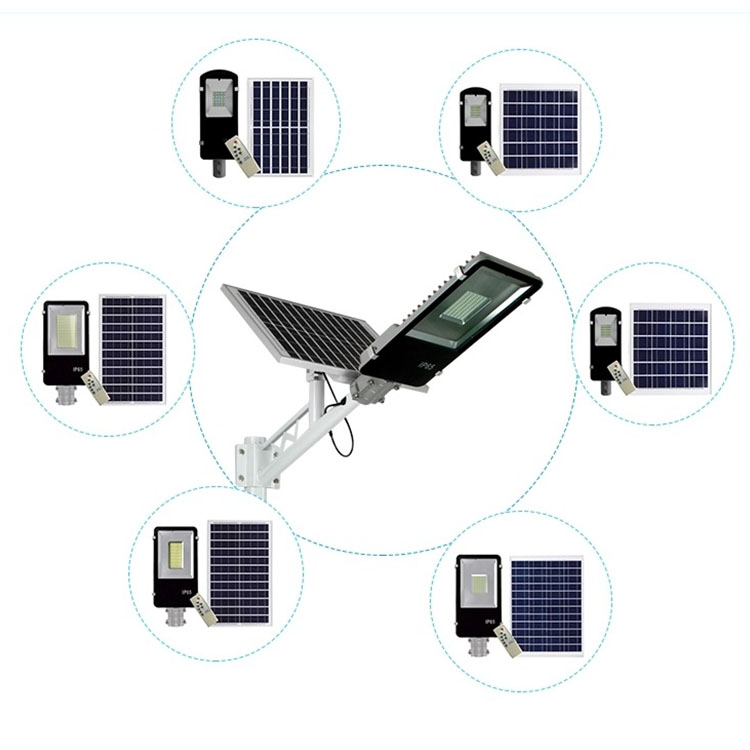 Foco Solar 200W Móvil c/control remoto